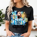 4038 Тениска Messi Argentina №10 - Champion Edition