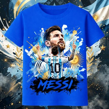 4039 Тениска Messi Argentina №10 - Art Edition
