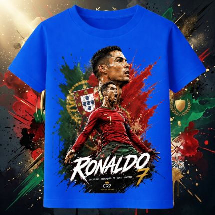 4041 Тениска Ronaldo CR7 Portugal №7 - Made of Dreams